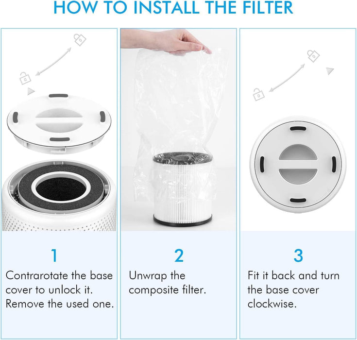 Filter for MOOKA B-D02L Air Purifier