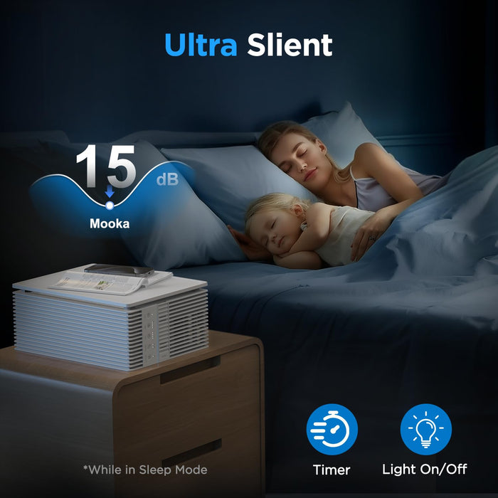 MOOKA KJ102 HEPA Air Purifier for Home Large Room Up to 1300 Ft²