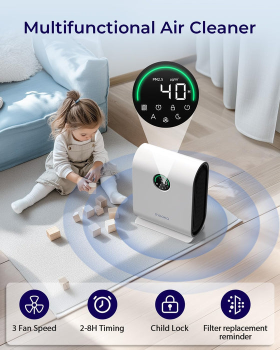 MOOKA KJ217 Air Purifiers for Home Large Room Up to 2500 ft²