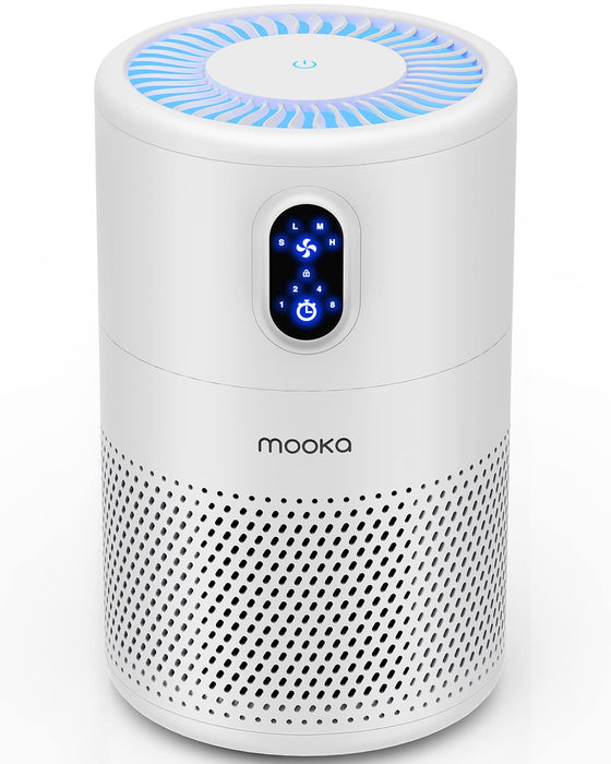 MOOKA B-D02L Air Purifiers for Home Large Room Up to 1076 ft²