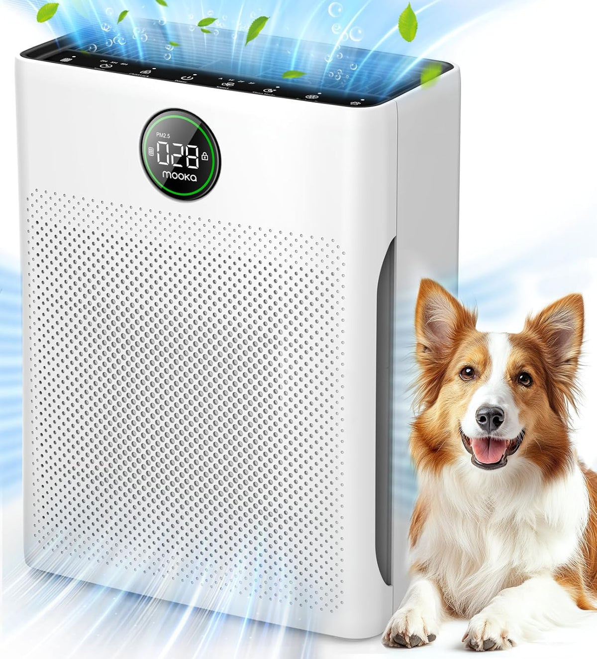 MOOKA PR1 Air Purifiers for Home Large Room Up to 2200sq.ft