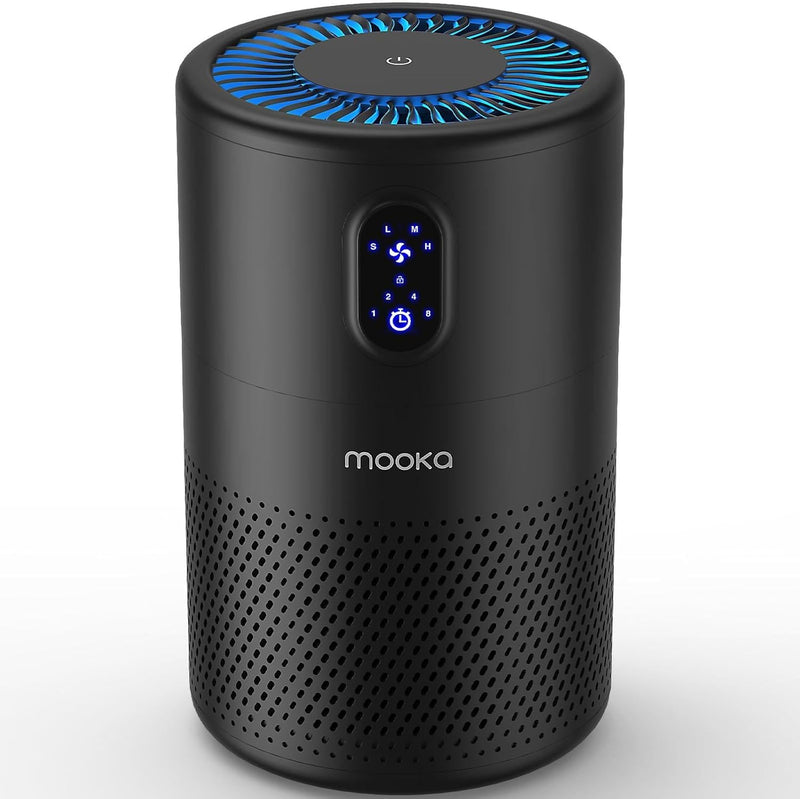 MOOKA B-D02L Air Purifiers for Home Large Room Up to 1076 ft²