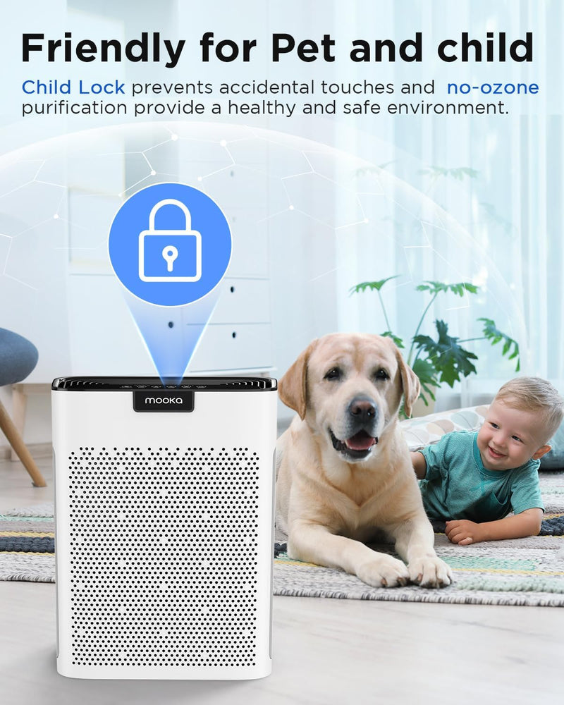 MOOKA KJ190L Pet Air Purifier | 2,200 Sq Ft