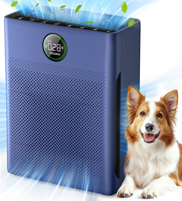 MOOKA PR1 Air Purifiers for Home Large Room Up to 2200sq.ft
