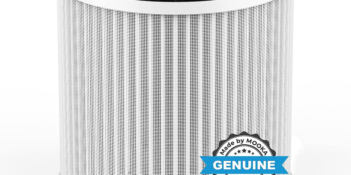 MOOKA AP-S0610L Air Purifier Filter, 3-in-1 True HEPA Filter, High-Eff
