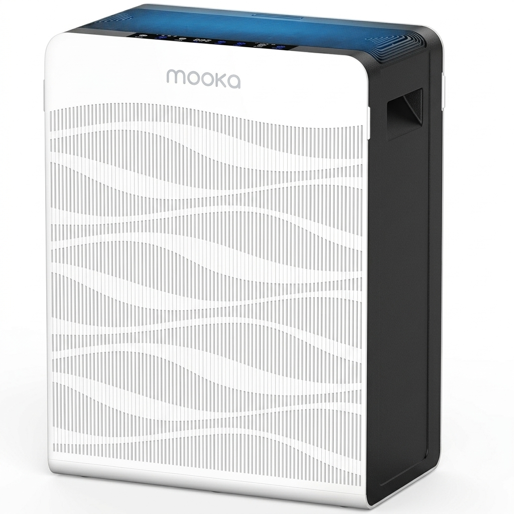 MOOKA C300 Double-Sided Air Purifier | 2,800 Sq Ft