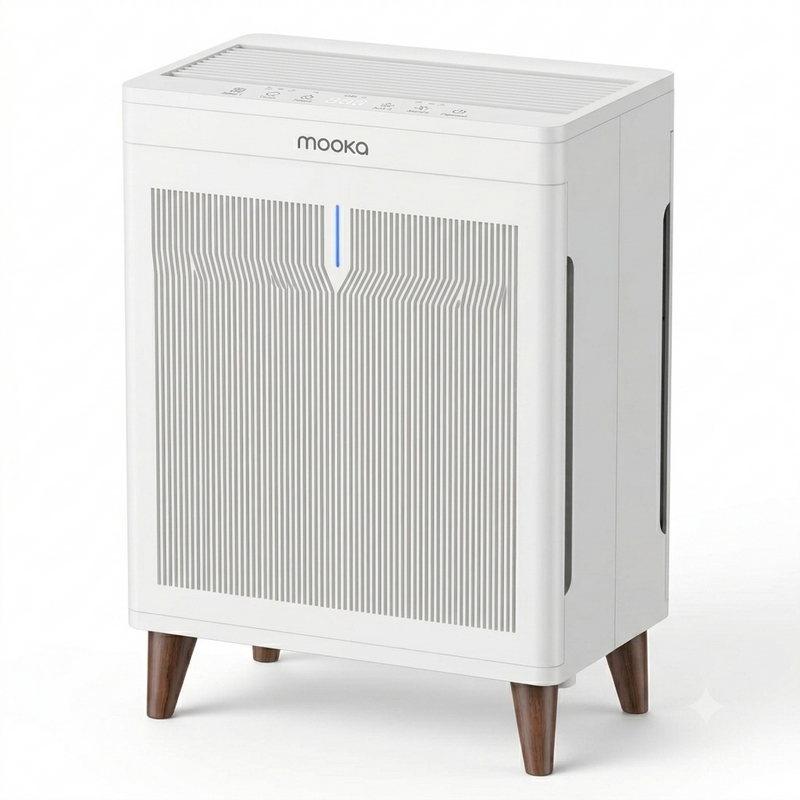 MOOKA HKB320F Double-Sided Air Purifier for Home Extra Large Room Up to 3000 Ft²