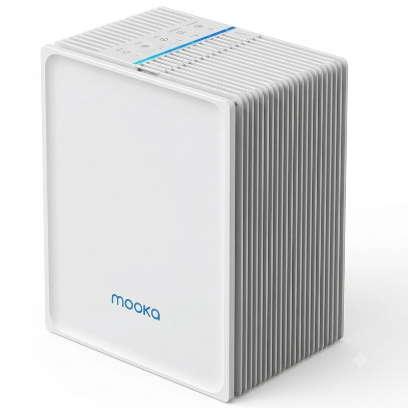 MOOKA KJ102 HEPA Air Purifier for Home Large Room Up to 1300 Ft²