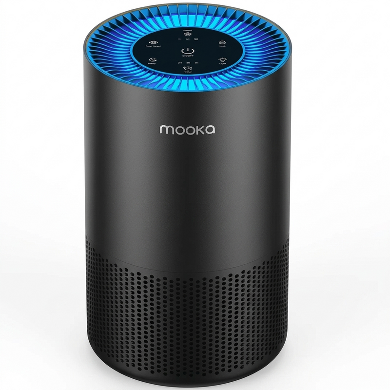 MOOKA AP-S0610L Air Purifiers for Home Large Rooms 1300 Sq Ft