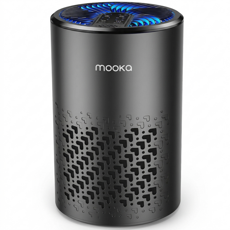 MOOKA KJ067L Air Purifiers for Bedroom Home Up to 500 ft²