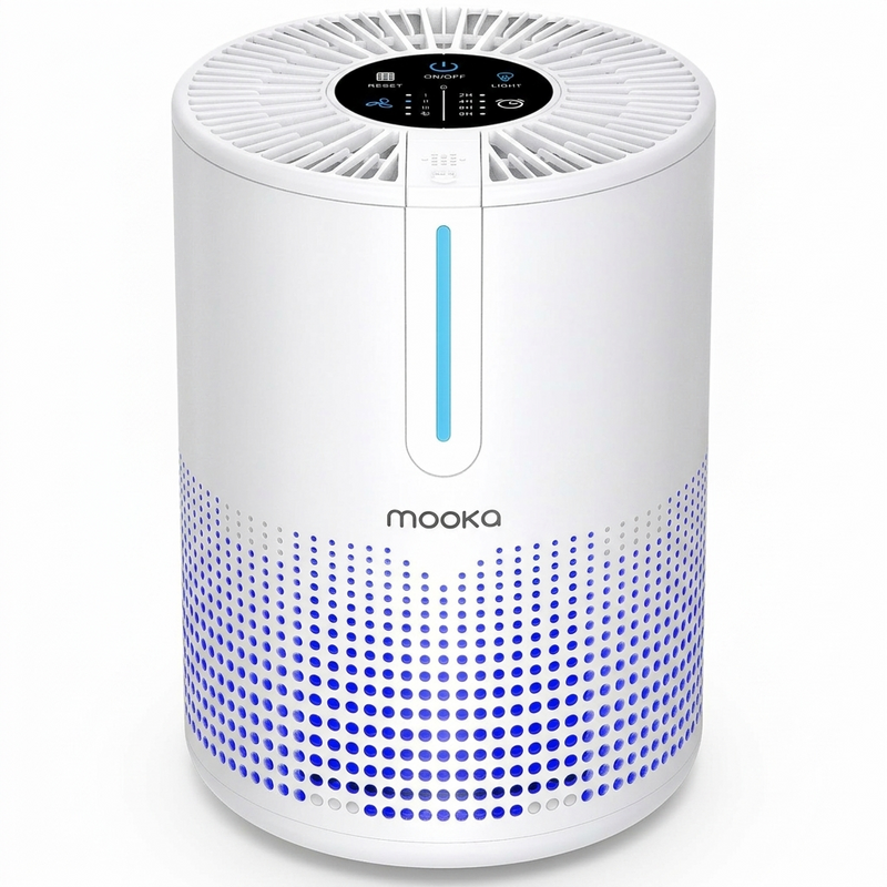 MOOKA M01 Air Purifiers for Bedroom Home 430 Sq.Ft