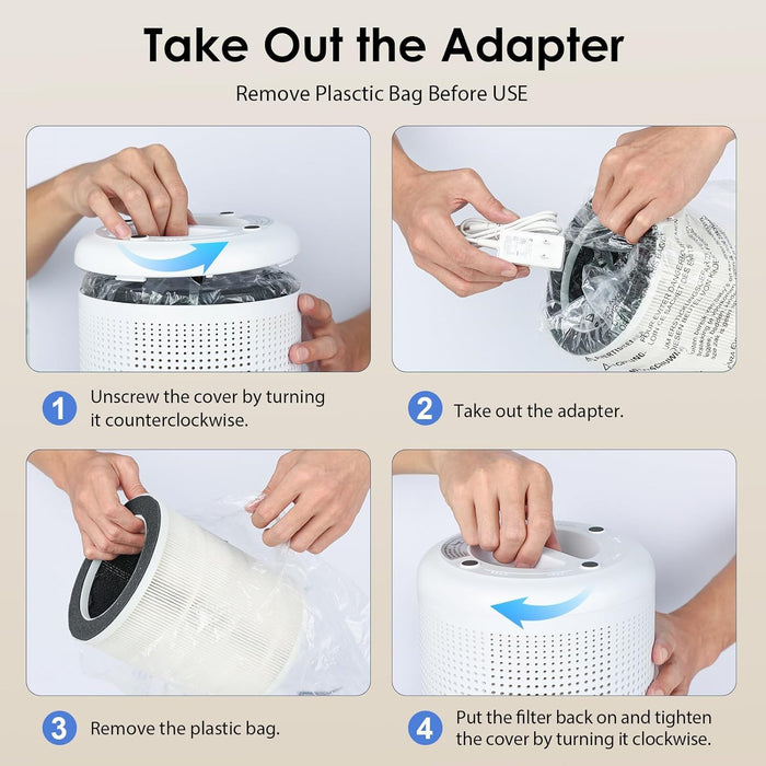 MOOKA M02 Air Purifiers for Home Large Room 1095ft²