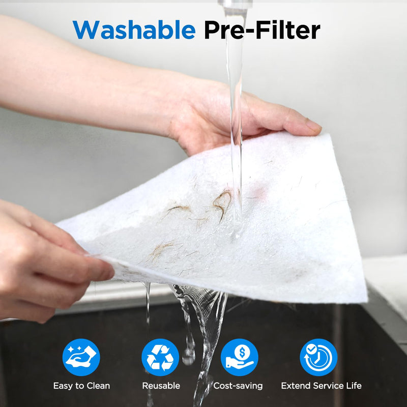 2 Pack Filters for MOOKA KJ102 Air Purifier