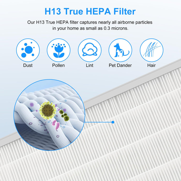 Filter for MOOKA E-300L Air Purifier (2 Count)