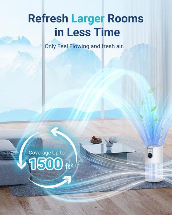 MOOKA M03 Air Purifiers for Home Large Room Up to 1500ft²