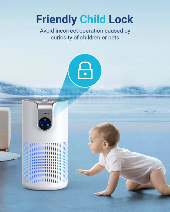 MOOKA M03 Air Purifiers for Home Large Room Up to 1500ft²