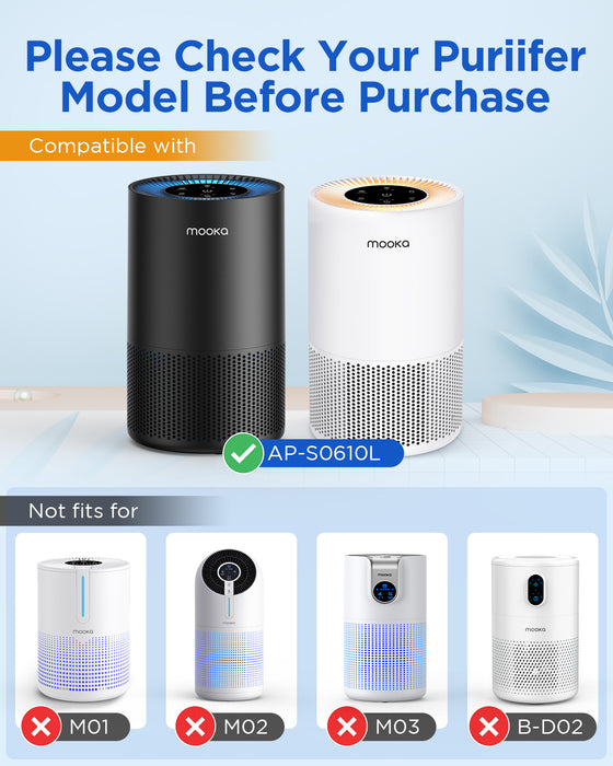 Filter for MOOKA AP-S0610L Air Purifier