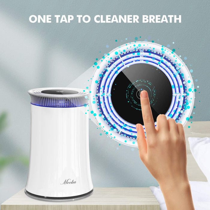 Mooka C10 Highly Efficient HEPA Air Purifier for Room Up to 300 sqft